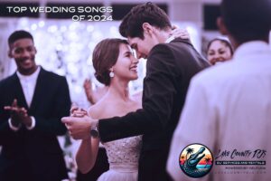 Top Weddings Songs for 2024 - Newlyweds sharing a romantic first dance